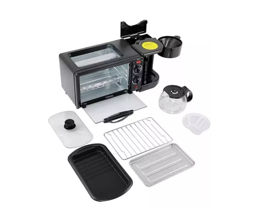 HORNO ELECTRICO PARA  DESAYUNOS 3 EN 1