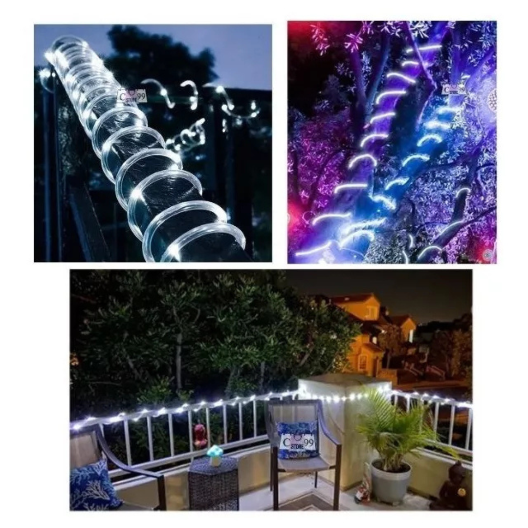 Manguera Solar de Luces Navideñas 5 M